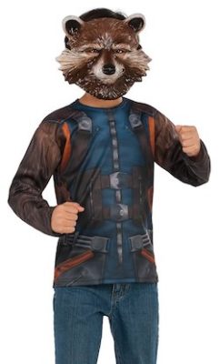 Child Rocket Raccoon Costume Top