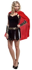 Roman Warrior Gladiator Goddess Costume