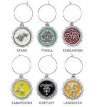 Game of Thrones party and decoration Wine Charms