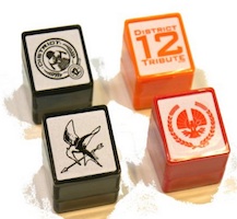 Hunger Games Party Supplies Square Stamps