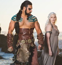 Game of Thrones Couple Costumes Khal Drogo and Daenerys Targaryen