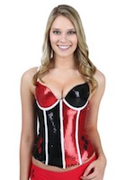 Halloween Costumes Harley Quinn Costume Sequined Corset