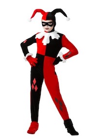 Harley Quinn Jester costume for kids