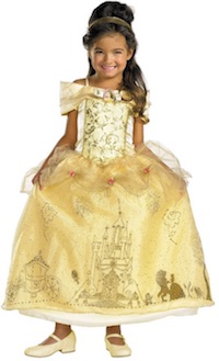 Beauty and the Beast kids Belle Costumes - prestige yellow dress