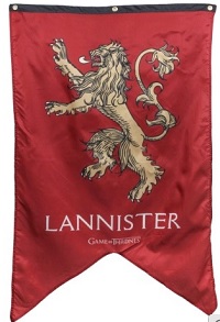 Game of Thrones Banners - Lannister