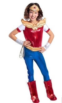 Superhero Wonder Woman costume for kids