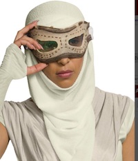 Star Wars Rey Costume Eye Mask with Hood