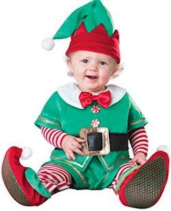 Christmas Cute Baby Elf Costume