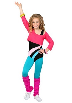 GLOW Netflix 80's Workout Costume Kids