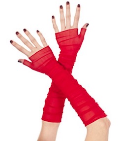 GLOW Netflix Ruth Red Arm Gloves