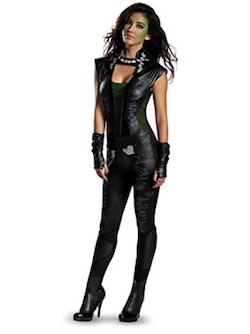 Sexy and Licensed Gamora costume for adults