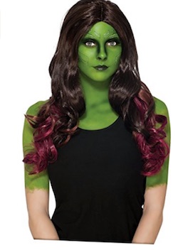 Guardians of the galaxy Gamora Costume wig