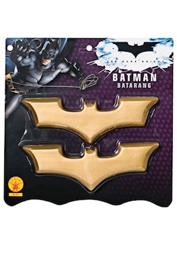 Lego Batman costume boomerangs