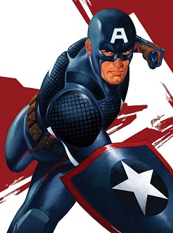 Superheroes Captain America Adult Costume