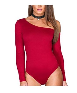 GLOW costumes - Ruth Russian Red Costume Bodysuit