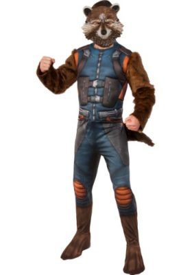 Deluxe Rocket Raccoon Costume for Adults