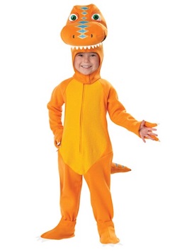 Halloween Dinosaur Costume for Kids and Adults - Orange t-rex