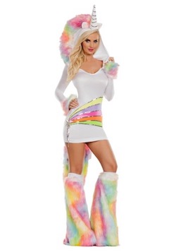 Magical Unicorn Costume for Adults and Kids - Rainbow