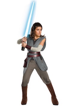 Deluxe Star Wars The Last Jedi Rey Costume for Adults