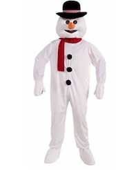 Christmas Adult Snowman Costume for Men and Women