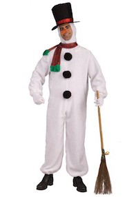 Christmas Adult Snowman Costume for Men and Women