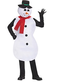 Christmas Adult Snowman Costume for Men and Women