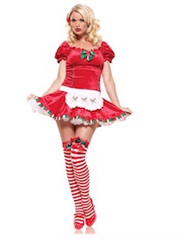 Christmas Sexy Adult Candy Cane Costume Ideas for Women