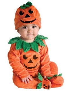 Halloween Cute Baby Pumpkin Costume - Baby Jumper