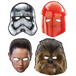 Star Wars The Last Jedi Party Supplies, Decorations, Balloons - masks