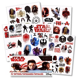 Star Wars The Last Jedi Party Supplies, Decorations, Balloons - tattoos