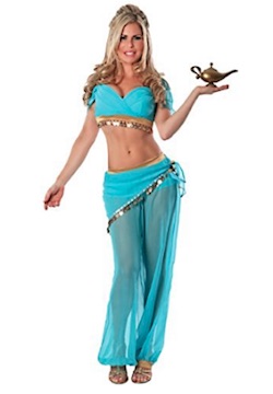 Celebrity Paris Hilton Costume - Sexy Princess Jasmine