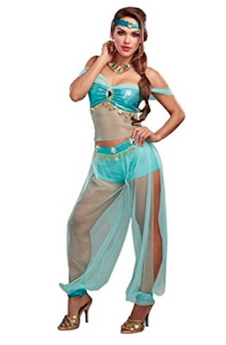 Celebrity Paris Hilton Costume - Sexy Princess Jasmine