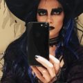 Celebrity Halloween Spider Witch Halle Berry Costume