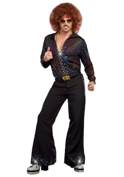 Celebrity Halloween Disco Cindy Crawford Costume - Man