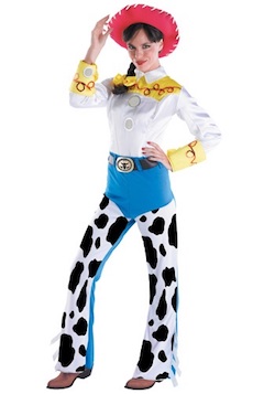 Celebrity Halloween Toy Story Justin Timberlake Costume - Jessica Biel