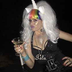 Celebrity Isla Fisher Costume - Unicorn