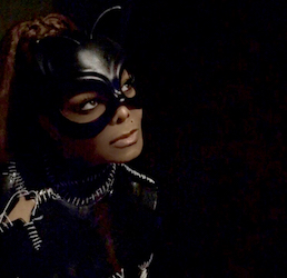 Celebrity Janet Jackson Catwoman Costume for Adults