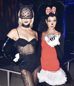 Celebrity Karlie Kloss costume Cat and Mouse