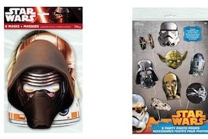 Star Wars Kylo Ren Party Supplies - masks