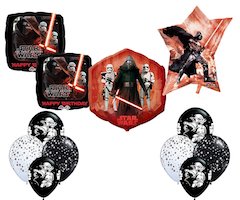 Star Wars Kylo Ren Party Supplies - decorating set