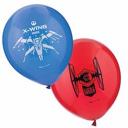 Star Wars Party Balloons - xwing fighters