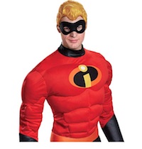 Mr. Incredible Costume Wig Bob Parr