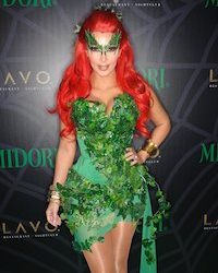 Celebrity Costume Kim Kardashian Poison Ivy Costume