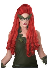 Kim Kardashian Poison Ivy Red Costume Wig