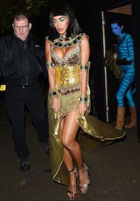 Celebrity Nicole Scherzinger Cleopatra Costume