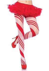 Christmas Candy Cane Costume Leggings