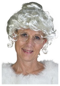 Deluxe Mrs. Claus Wig