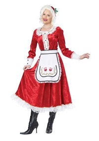 Classic Mrs. Claus Costume for Adults