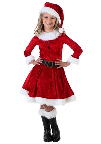 Girl Christmas Mrs. Claus Costume