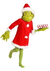 Deluxe Santa Grinch Costume for Kids